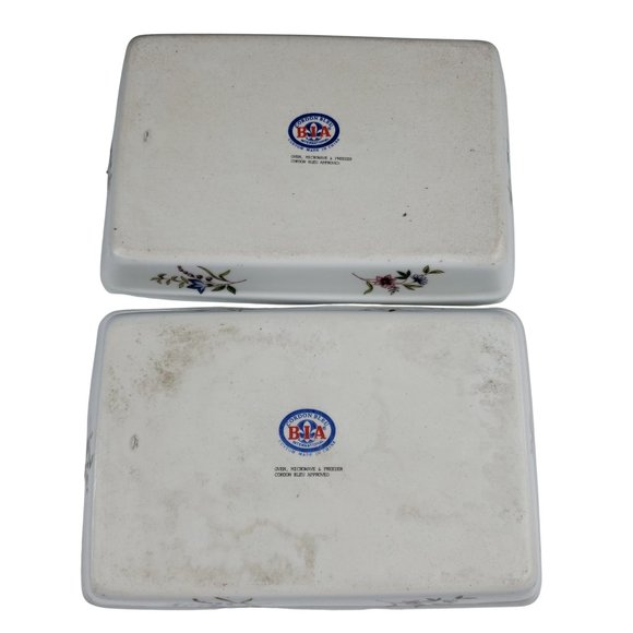 BIA Cordon Bleu 2 Rectangle Personal Baking Dishes Versailles Margot Frieda - Picture 6 of 7
